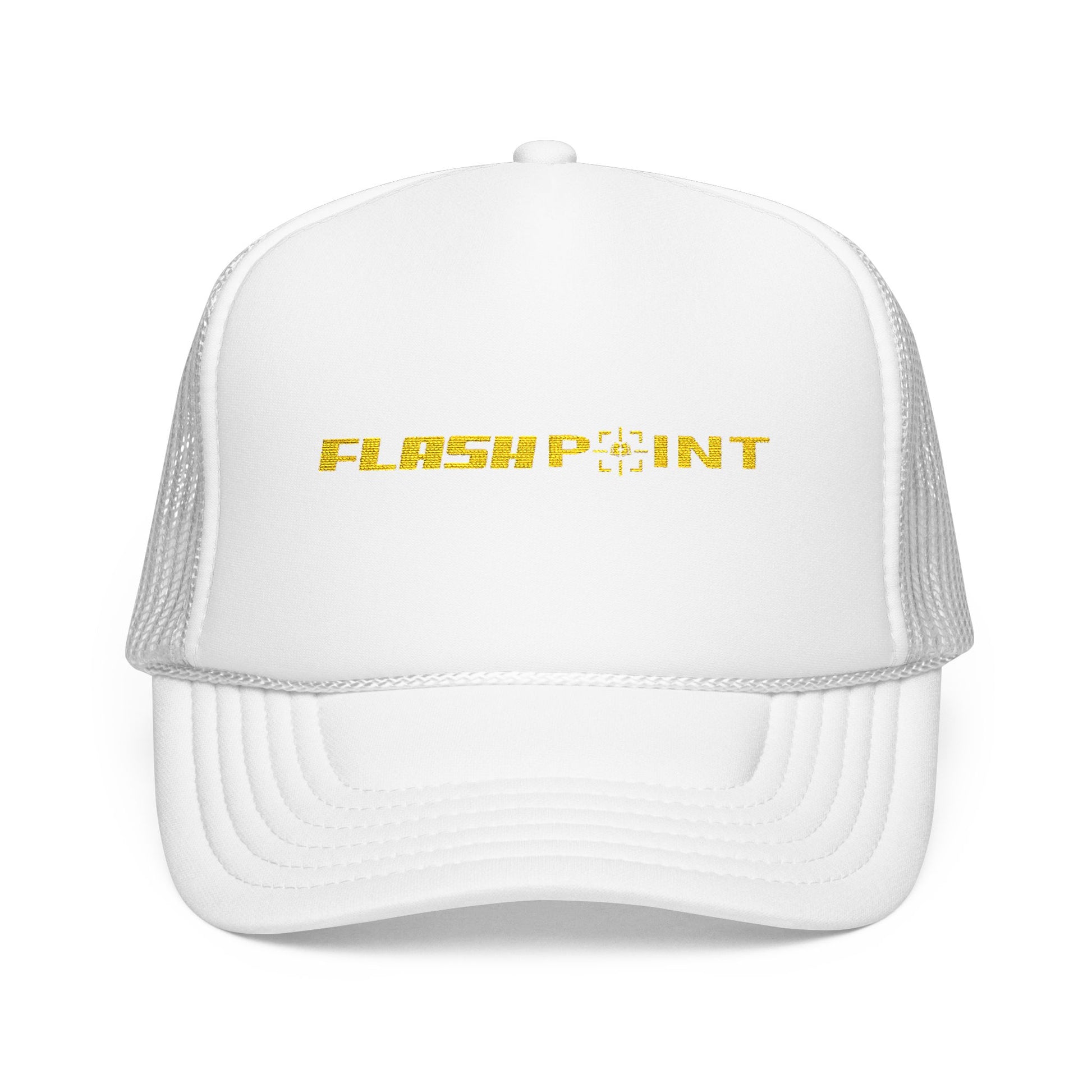 Flashpoint Foam Trucker Hat - Gold/White