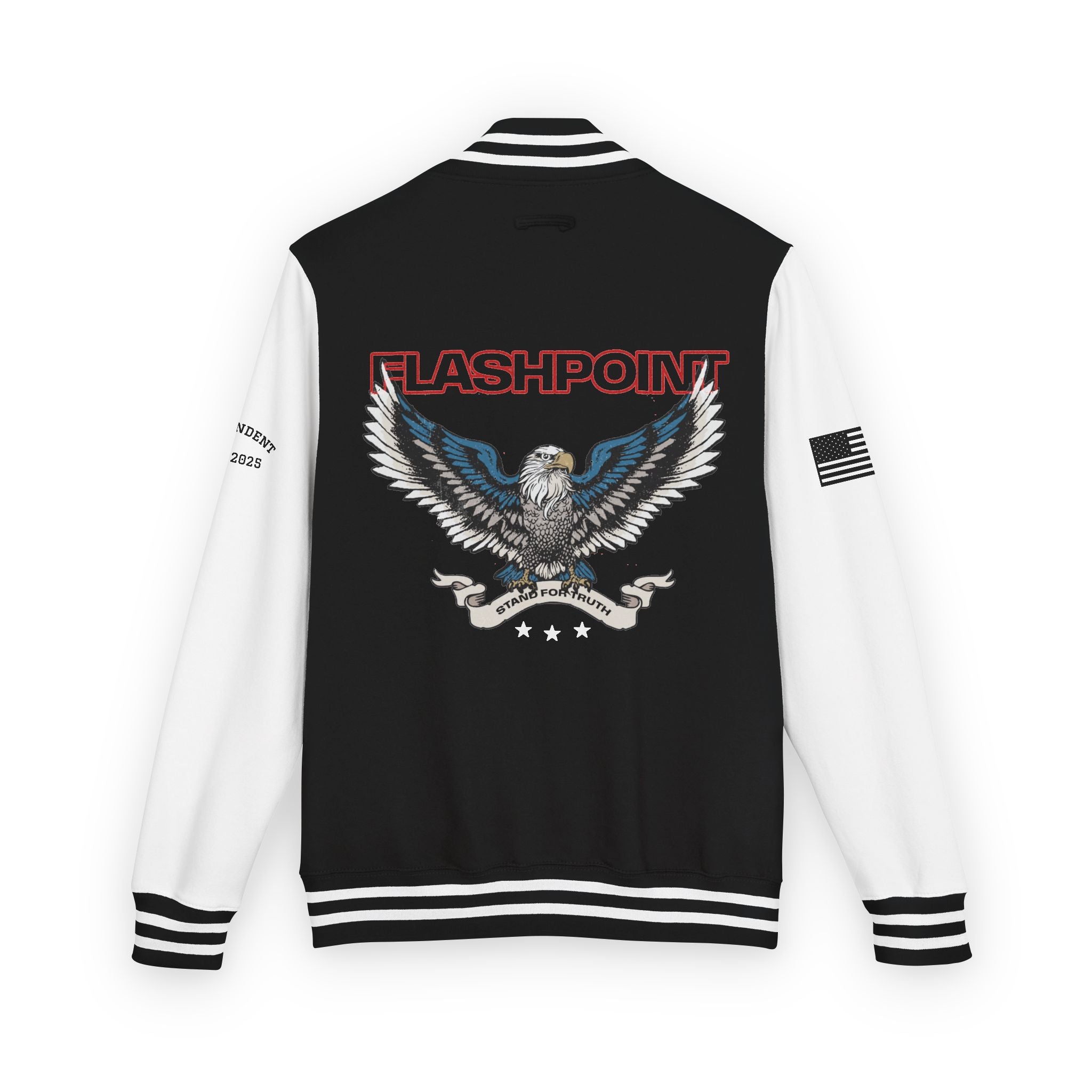 Letterman Jacket - 'Flashpoint' Eagle Varsity Jacket