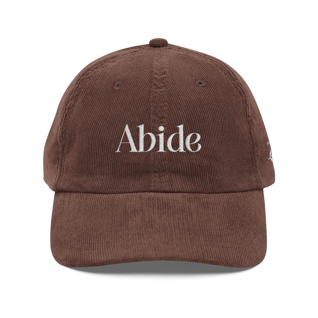 "Abide in the Vine" Corduroy Hat (4 Colors)