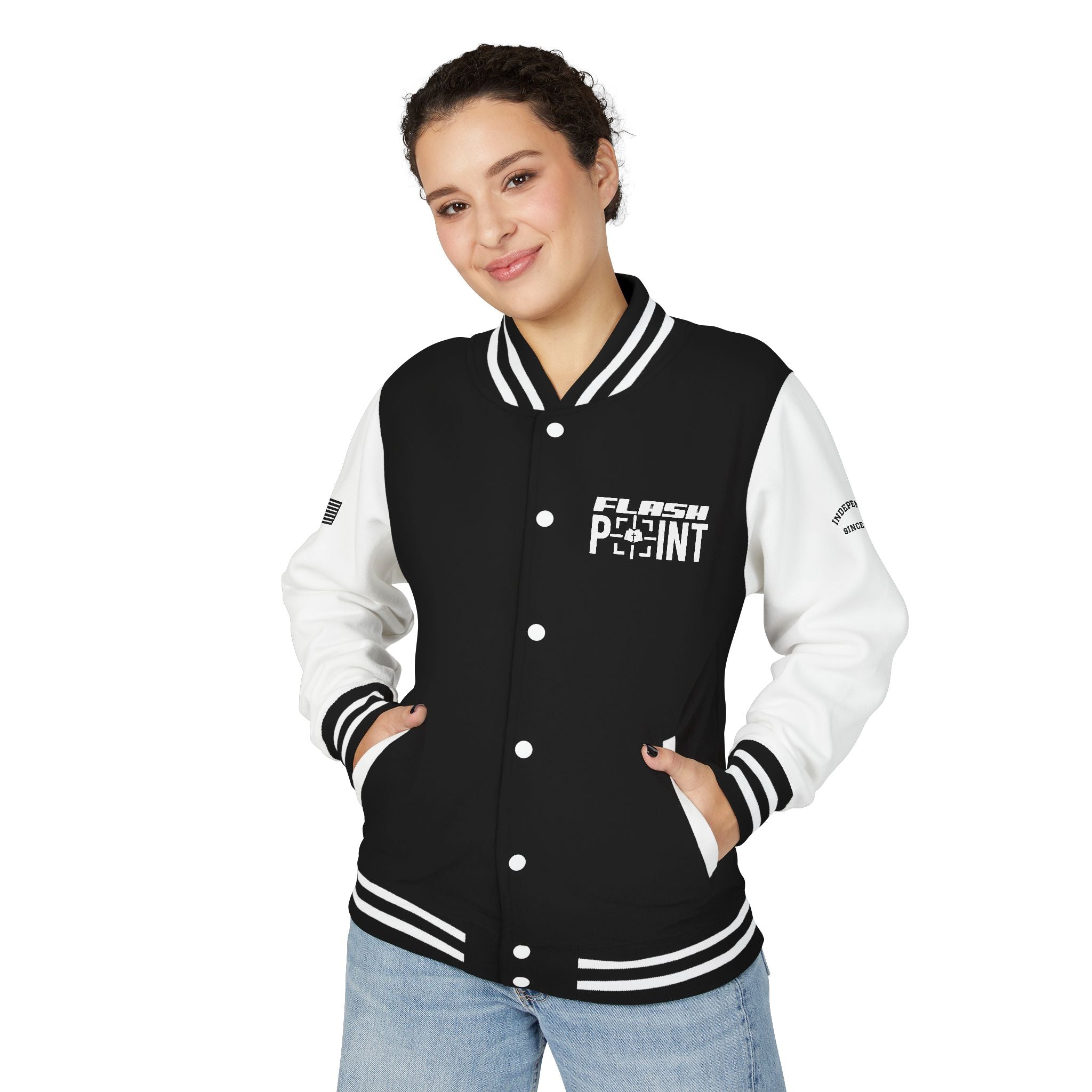 Letterman Jacket - 'Flashpoint' Eagle Varsity Jacket