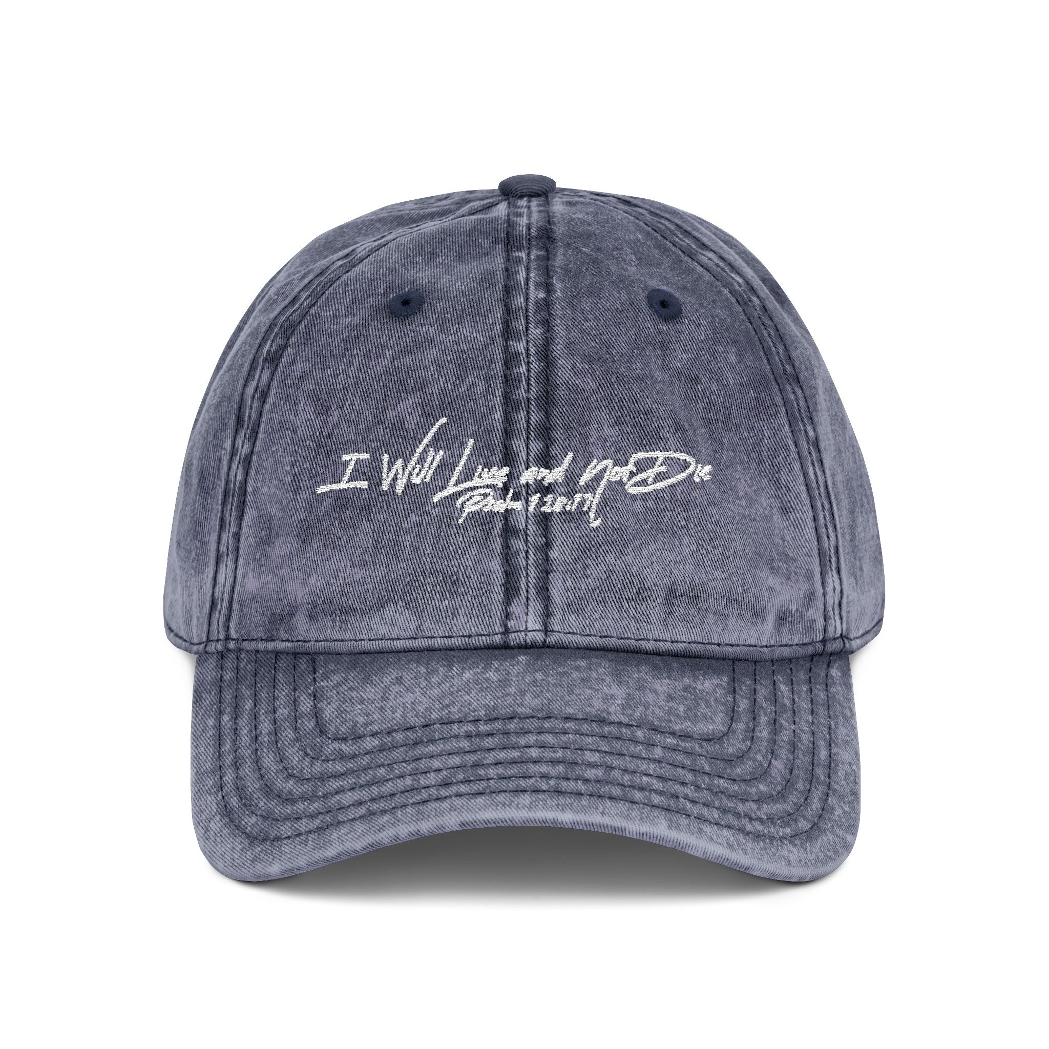 Psalm 118:17 Vintage Hat