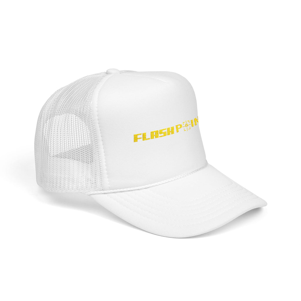 Flashpoint Foam Trucker Hat - Gold/White