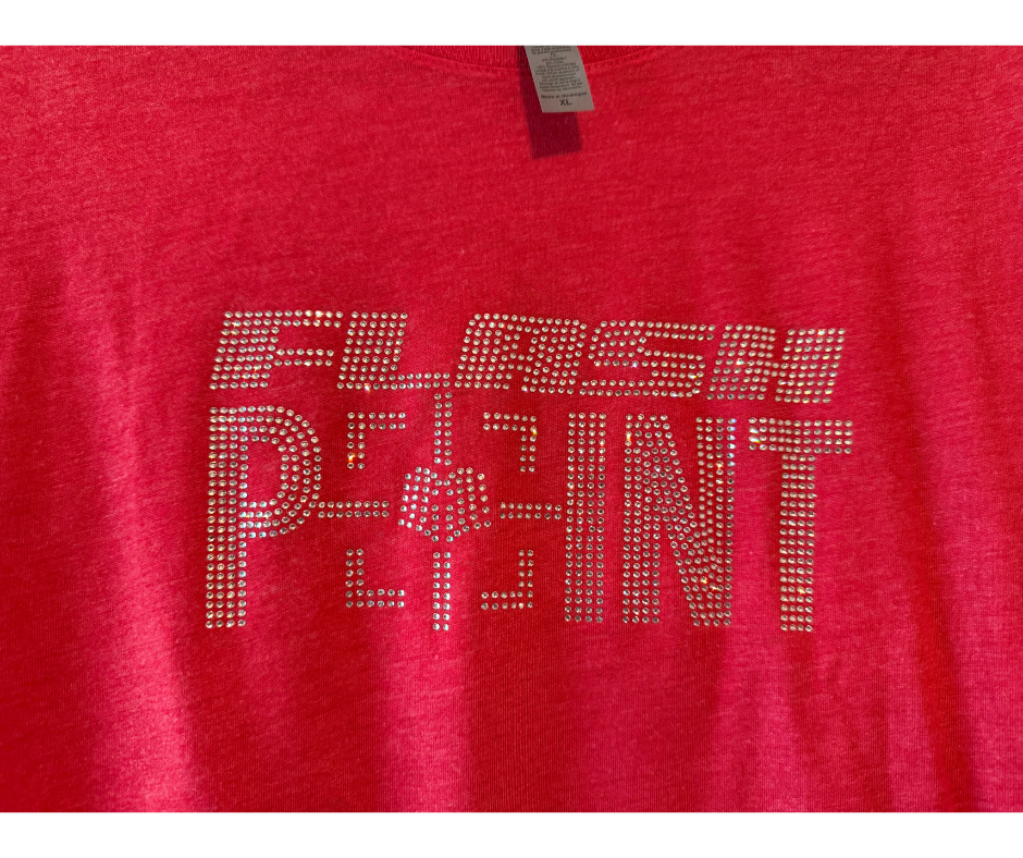 FlashPoint Rhinestone Heather Red Shirt