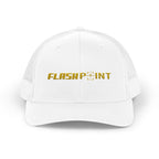 FlashPoint Logo White Trucker Cap