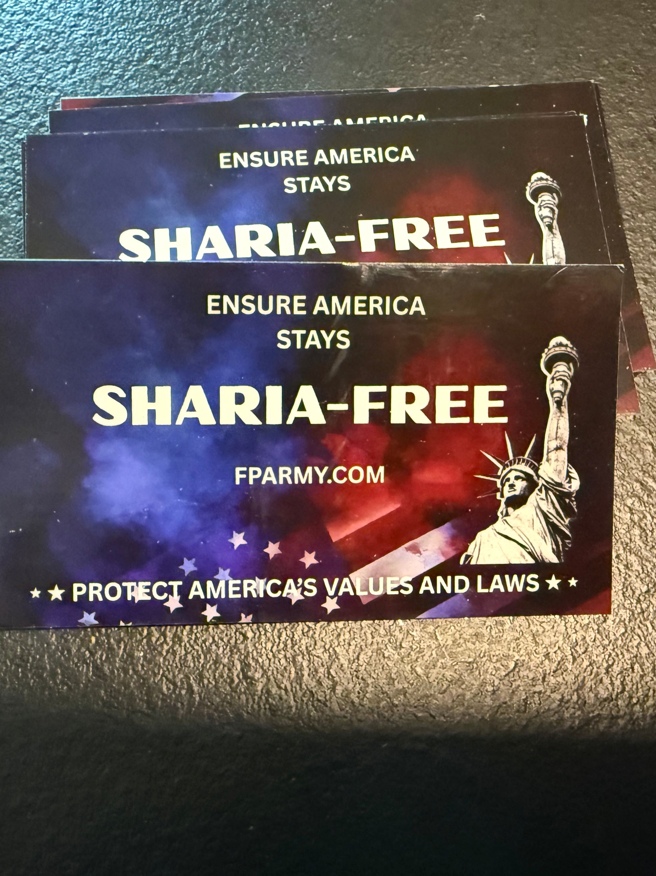 Sharia Free PledgeCards (25 Cards)
