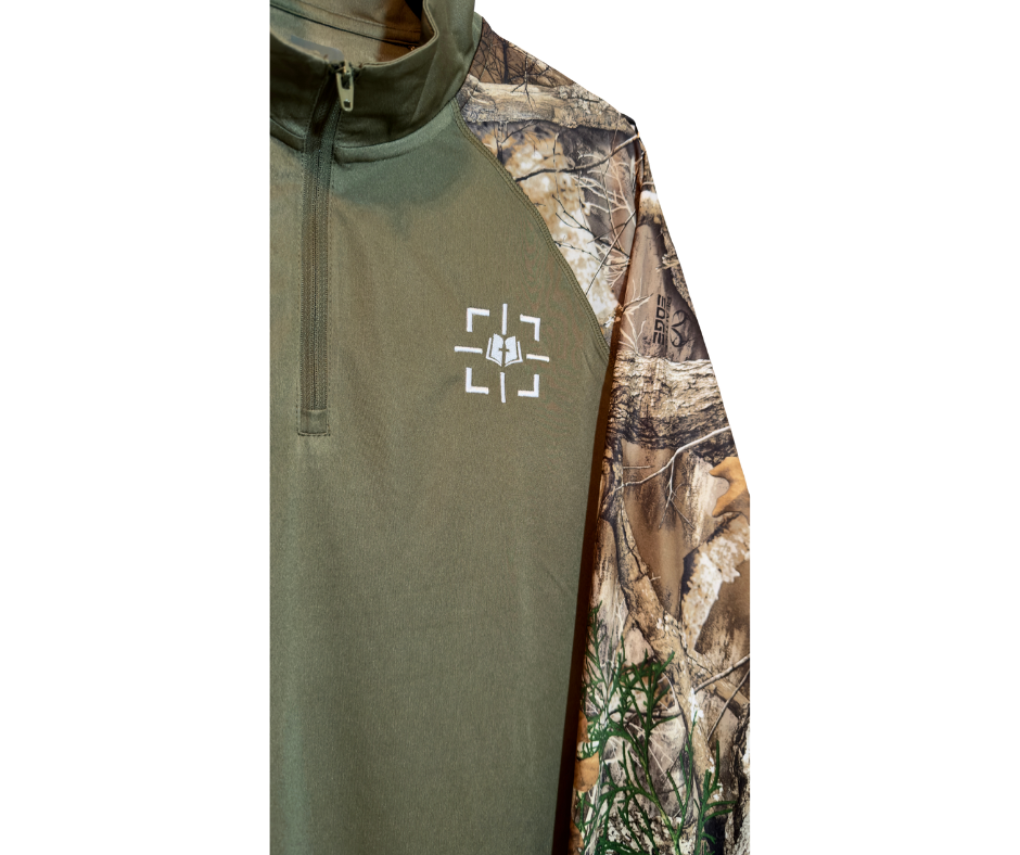 FlashPoint Camouflage Color Block Quarter Zip