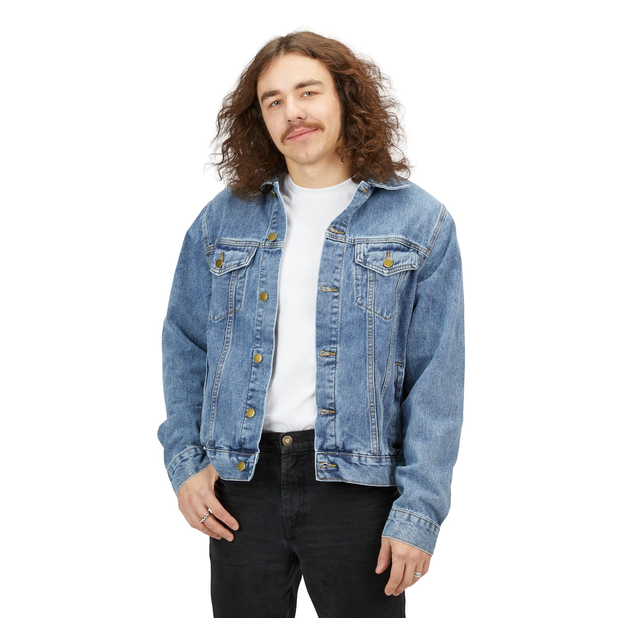 Denim Jacket — Vintage Eagle Back Jean Jacket