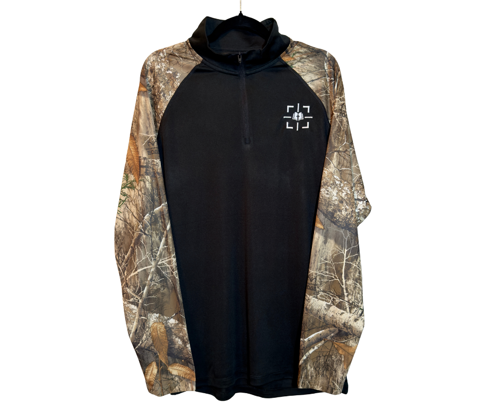 FlashPoint Camouflage Color Block Quarter Zip