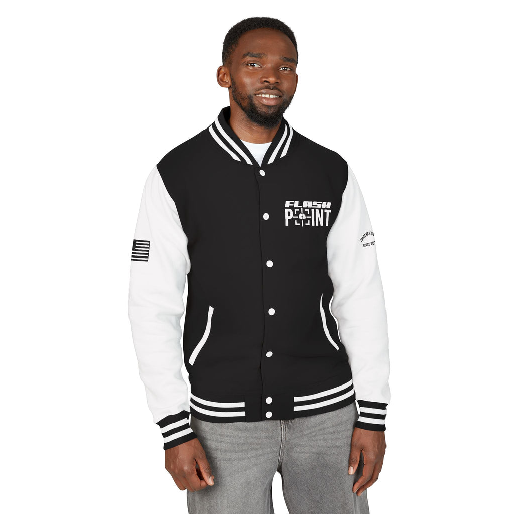 Letterman Jacket - 'Flashpoint' Eagle Varsity Jacket
