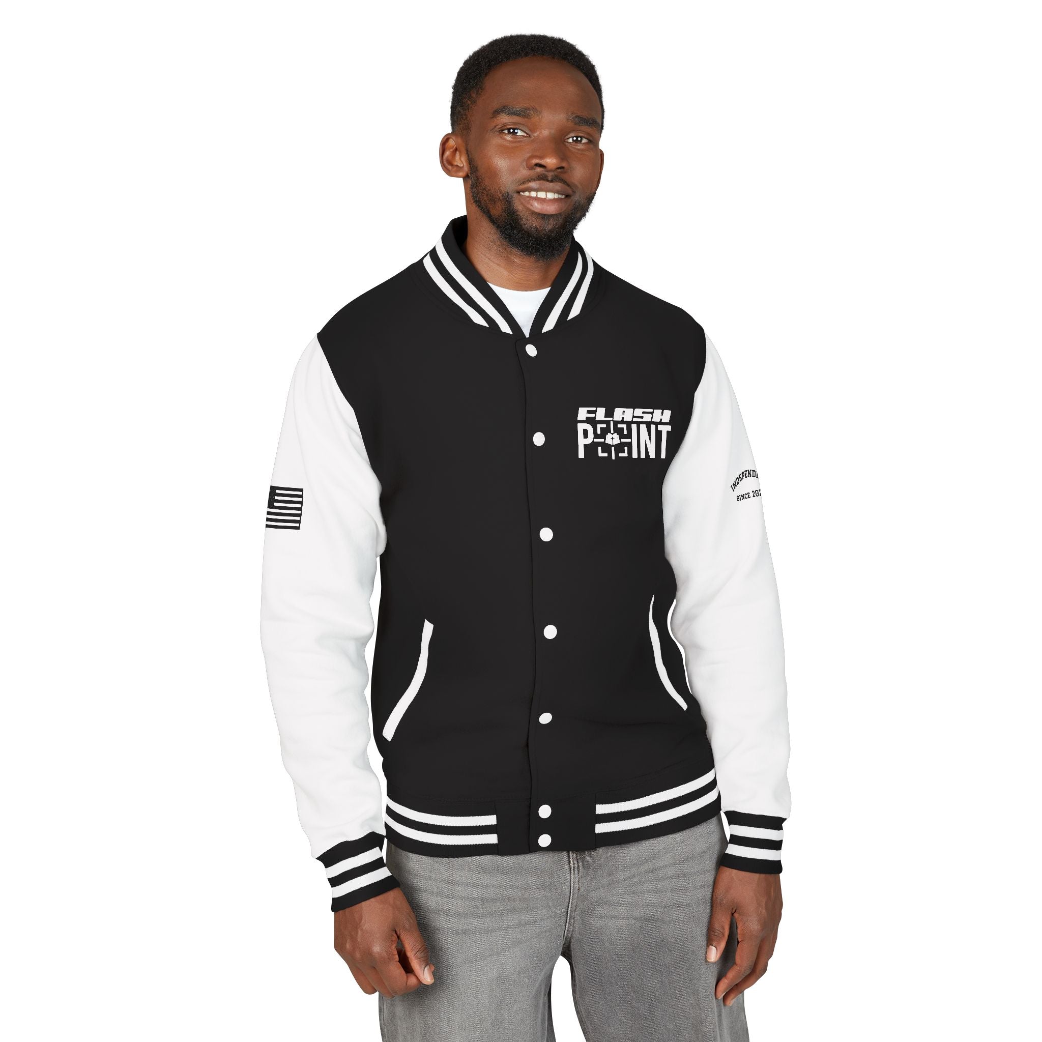 Letterman Jacket - 'Flashpoint' Eagle Varsity Jacket