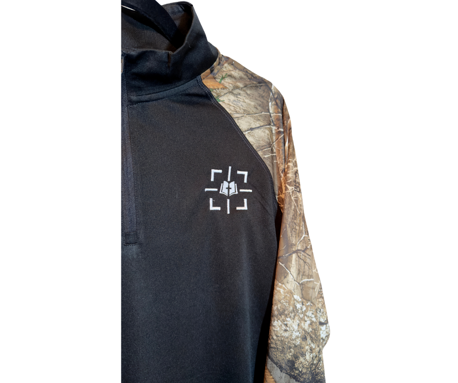 FlashPoint Camouflage Color Block Quarter Zip
