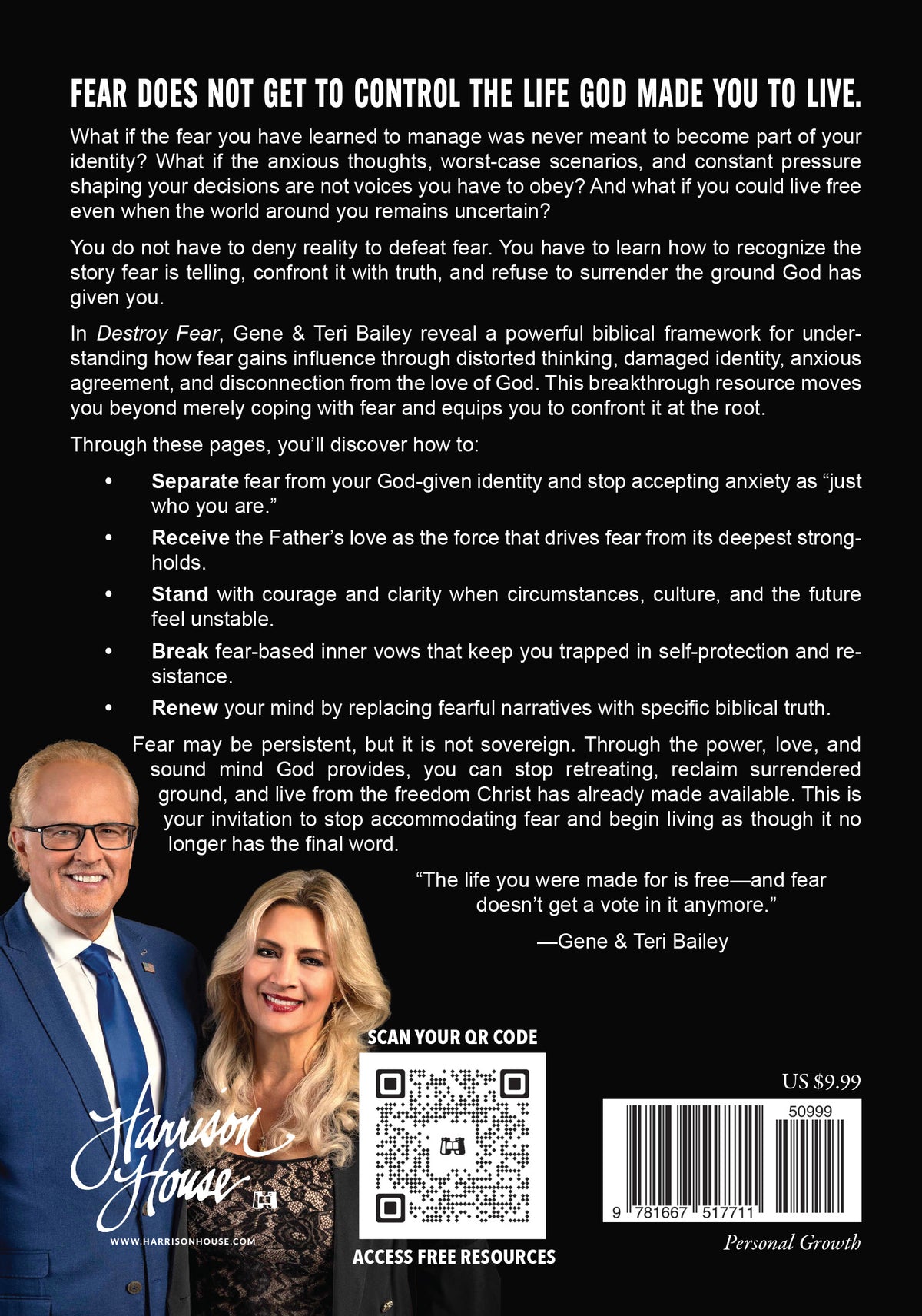 Destroy Fear — Gene & Teri Bailey
