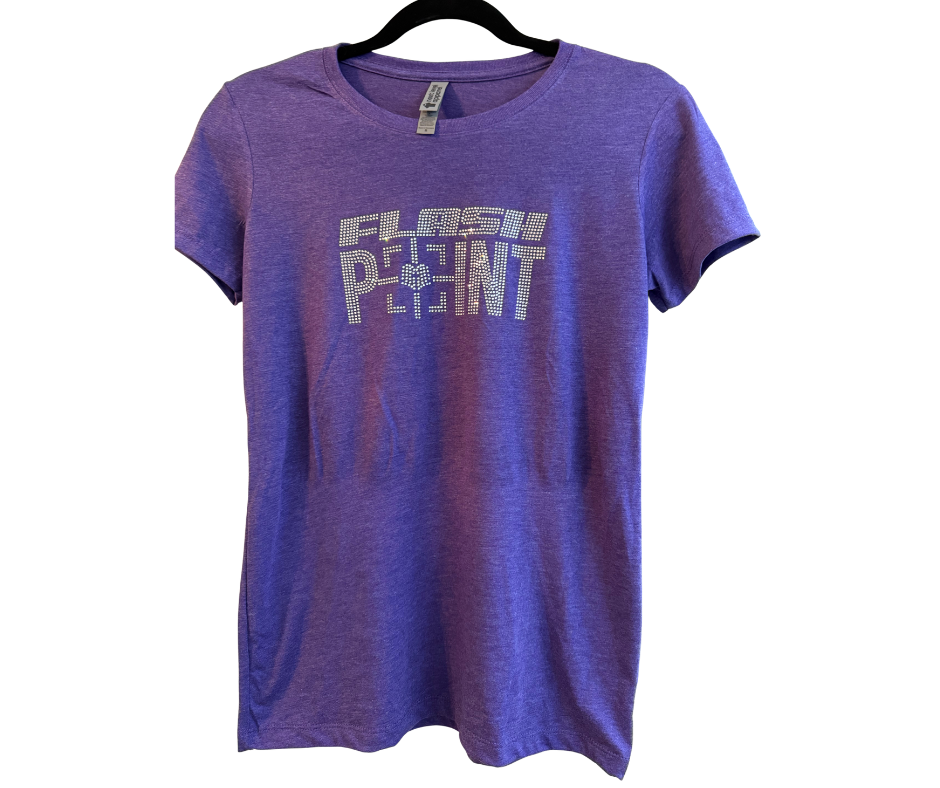 FlashPoint Rhinestone Purple Shirt
