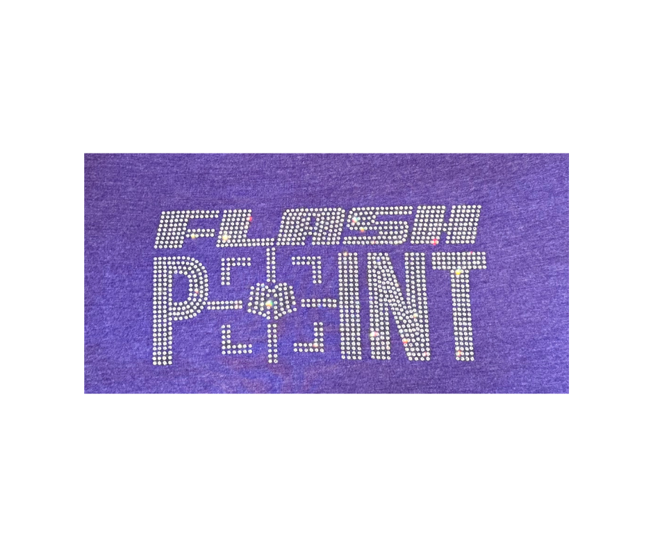 FlashPoint Rhinestone Purple Shirt