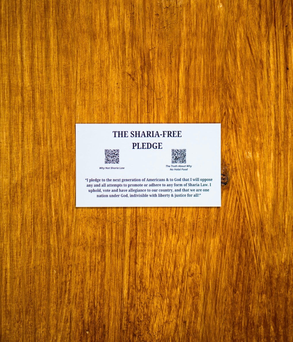 Sharia Free PledgeCards (25 Cards)