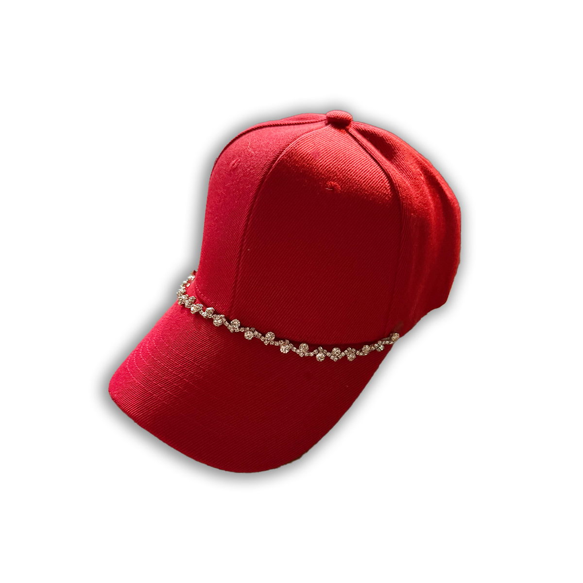 Red Bling Hat - Handmade by Teri