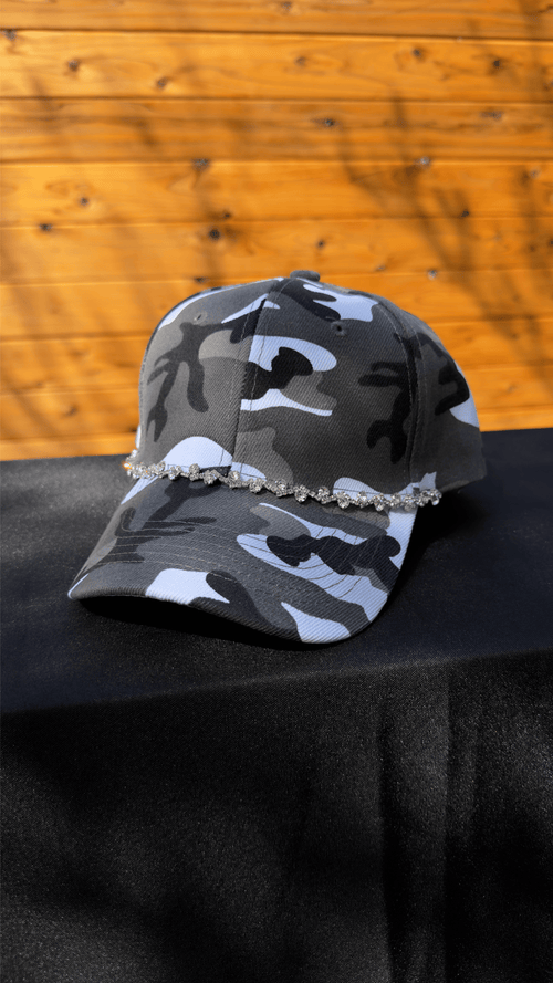 Camo Bling Hat - Handmade by Teri