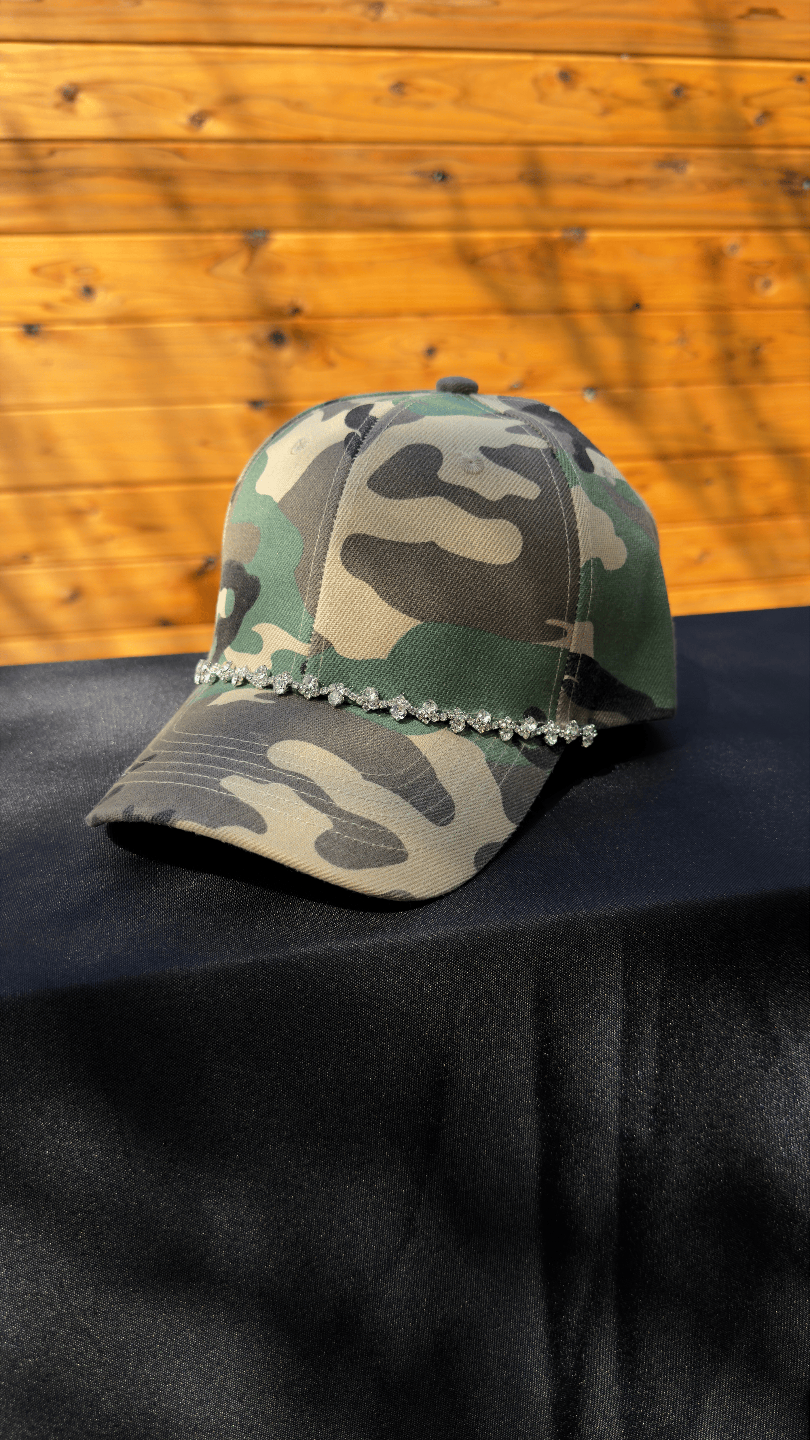 Camo Bling Hat - Handmade by Teri