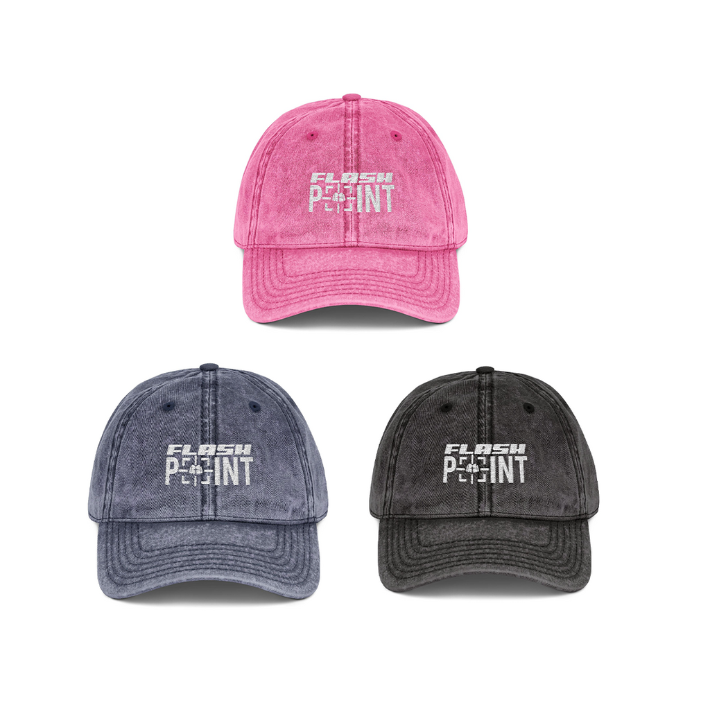 FlashPoint Logo Vintage Hat (3 Colors) – FlashPoint Store