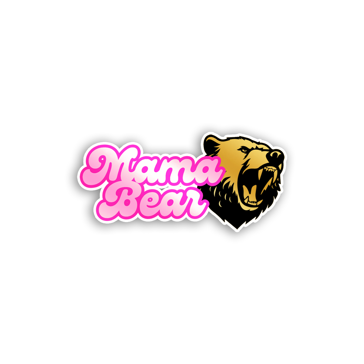 Mama Bear Holographic Sticker